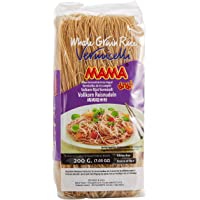 Mama Fideos De Arroz Integral- Estilo Vermicelli 200 g - Lot de 4